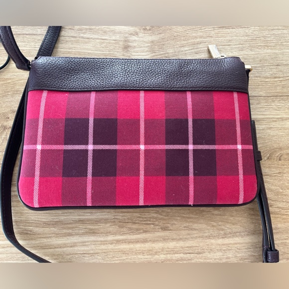 Kate spade leather and fabric crossbody bag - Picture 3 of 5